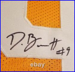Derek Barnett Autographed Custom Jersey Inscribed Jsa/coa U23747 Tennessee