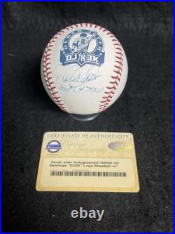 Derek Jeter Signed Autographed DJ3K Baseball Inscribed 3000 Hit Date Steiner COA