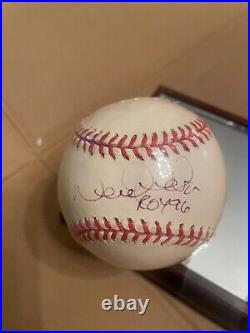 Derek Jeter Signed OAL Baseball Inscribed ROY 96 1675/1996 Autographed Steiner