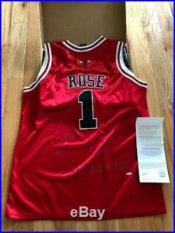 Derrick Rose UDA Upper Deck Signed Autograph Inscribed 2011 NBA MVP Jersey 9/101