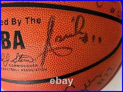Detroit Pistons Autograph TEAM Signed Basketball Isiah Daly Rodman Inscribed VJ