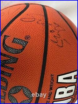 Detroit Pistons Autograph TEAM Signed Basketball Isiah Daly Rodman Inscribed VJ