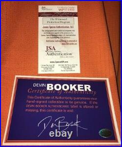 Devin Booker Signed Inscribed Phoenix Suns Autograph NBA Swingman Jersey JSA COA