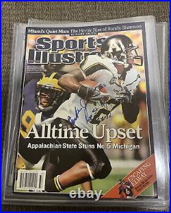 Dexter Jackson Signed Sports Illustrated Autograph App State Football Inscribed