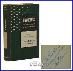 Dianetics SIGNED by L. RON HUBBARD First Edition 5th Printing 1950 Autographed