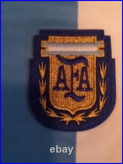 Diego Maradona Signed Inscribed 1986 Argentina Jersey Icons COA #10 Autograph