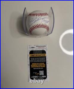 Dolph Lundgren Autographed Baseball Inscribed Drago Actor Rocky JSA COA