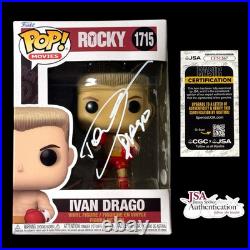 Dolph Lundgren Signed Inscribed Ivan Drago Funko Pop #1715 JSA COA Autograph Dolph Lundgren Signed Inscribed Ivan Drago Funko Pop #1715 JSA COA Autograph