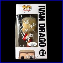 Dolph Lundgren Signed Inscribed Ivan Drago Funko Pop #1715 JSA COA Autograph Dolph Lundgren Signed Inscribed Ivan Drago Funko Pop #1715 JSA COA Autograph