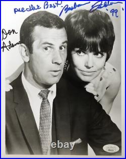 Don Adams & Barbara Feldon Autographed Signed & Inscribed New 8x10 withJSA COA