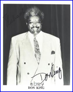 Don King Inscribed Photograph Signed
