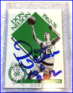 Don Nelson Autographed CARD! Inscribed HOF 2012 from his Agent private signing