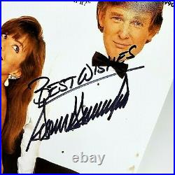 Donald Trump Signed Best Wishes Inscribed Autographed 8X10 Playboy Cover Photo