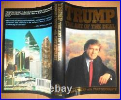 Donald Trump The Art of the Deal 1987 Book Signed Inscribed to Ron withDust Jacket