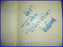 Donald Trump The Art of the Deal 1987 Book Signed Inscribed to Ron withDust Jacket