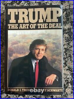 Donald Trump The Art of the Deal Signed Inscribed Book