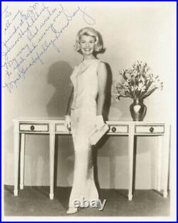 Doris Day Autographed Inscribed Photograph