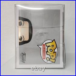 Double Signed ANGELICA HUSTON Morticia Addams Autograph Inscribed Funko BAS COA