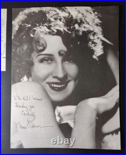 Dual Autographed Norma Shearer Inscribed Theatre Program Auto 2x Signed