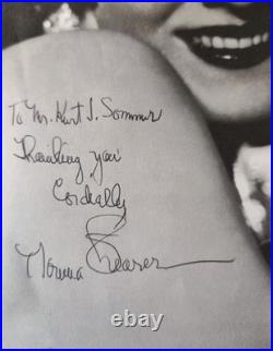 Dual Autographed Norma Shearer Inscribed Theatre Program Auto 2x Signed