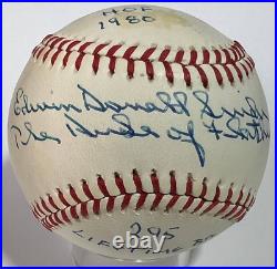 Duke Snider Full Name HOF Inscribed Signed Autograph Baseball. JSA signature