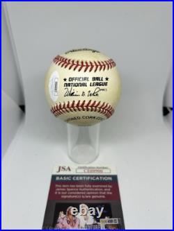 Duke Snider Signed Baseball Inscribed Duke Of Flatbush JSA Certified Autograph