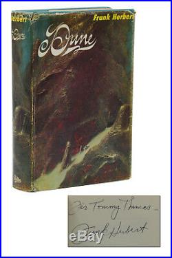 Dune SIGNED by FRANK HERBERT First Edition 1st Printing 1965 Autographed