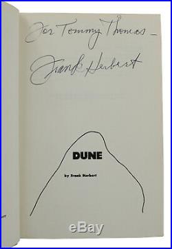 Dune SIGNED by FRANK HERBERT First Edition 1st Printing 1965 Autographed