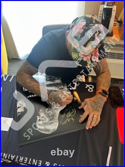 Dustin Poirier autographed inscribed 16x20 photo UFC PSA COA The Diamond