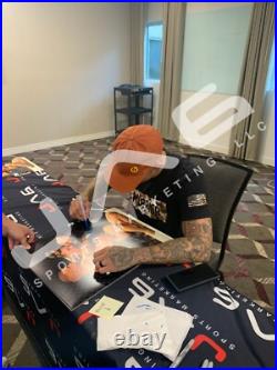 Dustin Poirier autographed signed inscribed 16x20 photo UFC JSA Dustin Poirier autographed signed inscribed 16x20 photo UFC JSA