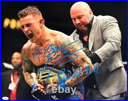 Dustin Poirier autographed signed inscribed 16x20 photo UFC JSA COA The Diamond Dustin Poirier autographed signed inscribed 16x20 photo UFC JSA COA The Diamond
