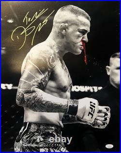 Dustin Poirier autographed signed inscribed 16x20 photo UFC The Diamond JSA COA