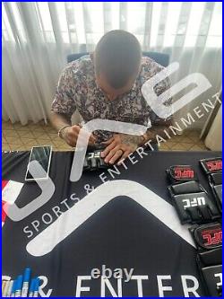 Dustin Poirier autographed signed inscribed authentic glove UFC JSA The Diamond