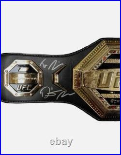 Dustin Poirier autographed signed inscribed belt UFC The Diamond JSA