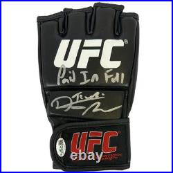 Dustin Poirier autographed signed inscribed glove UFC JSA The Diamond Dustin Poirier autographed signed inscribed glove UFC JSA The Diamond