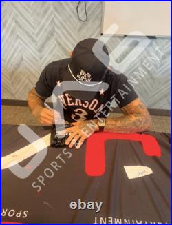 Dustin Poirier autographed signed inscribed glove UFC JSA The Diamond