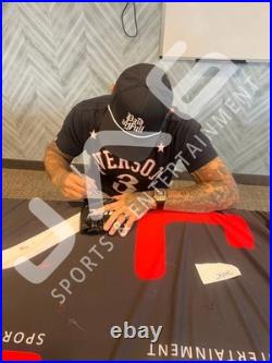 Dustin Poirier autographed signed inscribed gold glove UFC JSA The Diamond