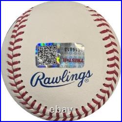 Dusty Baker Signed Autograph 1981 World Series Baseball Giants Dodgers Inscribed