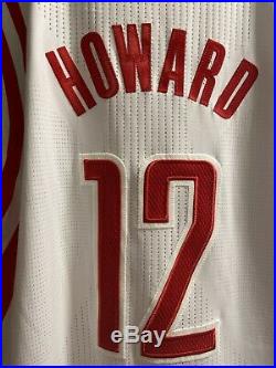 Dwight Howard Game Used Autographed And Inscribed Houston Rockets Jersey Matched