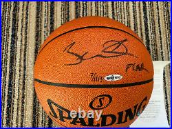 Dwyane Wade UDA Upper Deck Signed Autograph & Flash Inscribed Basketball 7/103