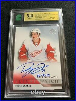Dylan Larkin 2015-16 SP Authentic Inscribed Future watch auto RC 034/999 MNT 9