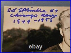 ED SPRINKLE Multi-Inscribed Signed Autographed 8x10 Photo Beckett BAS COA