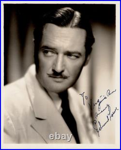 EDMUND LOWE signed INSCRIBED PHOTOGRAPH Double weight By Freulich