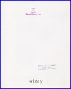 EDMUND LOWE signed INSCRIBED PHOTOGRAPH Double weight By Freulich