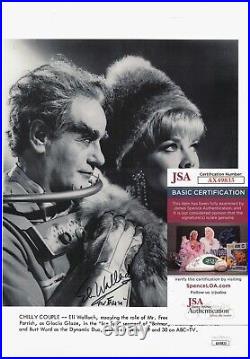 ELI WALLACH MR. FREEZE AUTOGRAPHED B&W BATMAN PHOTO SIGNED & INSCRIBED withJSA COA