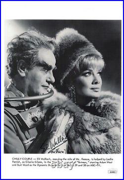 ELI WALLACH MR. FREEZE AUTOGRAPHED B&W BATMAN PHOTO SIGNED & INSCRIBED withJSA COA
