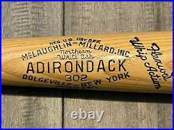 Eddie Mathews 512 Hr's Inscribed Autographed Adirondak 302 Baseball Bat Braves