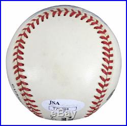 Eddie Mathews autographed signed national league baseball inscribed HOF JSA COA