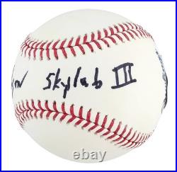 Edward Gibson Signed OML Baseball Inscribed Sky Lab III (Beckett)