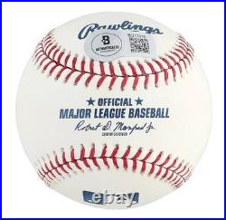 Edward Gibson Signed OML Baseball Inscribed Sky Lab III (Beckett)